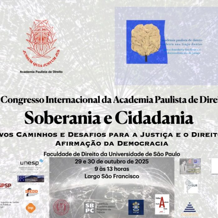 IV Congresso Internacional da Academia Paulista de Direito: Abertas as Inscrições