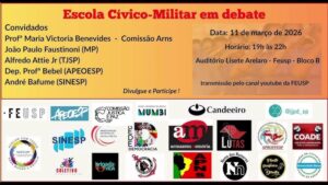 Escola Cívico-Militar em Debate, na Faculdade de Educação da&nbsp;USP